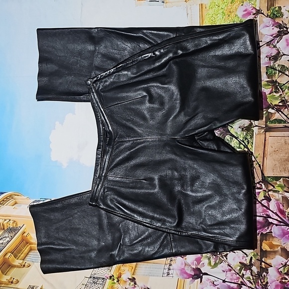 Wilsons Leather Pants - Wilson's Leather Pelle Studio Black Leather Pants Size 8‎